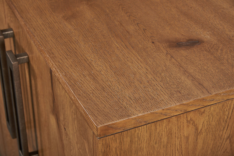 Scott Living Henri Dining Sever with Storage, Wood, 60\"W - Brown