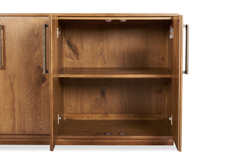 Scott Living Henri Dining Sever with Storage, Wood, 60\"W - Brown