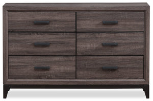 Kate Bedroom 6-Drawer Dresser, 58