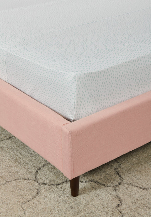 Kort & Co. Mark 4-Piece King Sheet Set - Blue and White