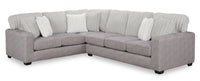 Koda 2-Piece Chenille Left-Facing Sectional - Plush Paloma 