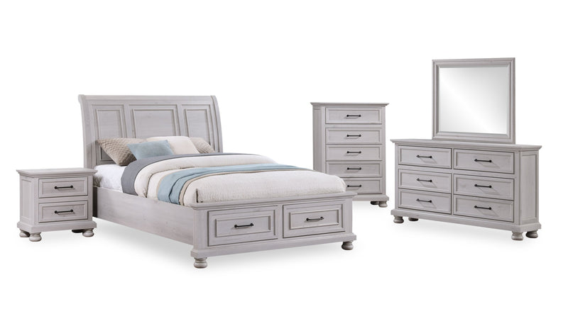 Kylie Bedroom Dresser Mirror, Attachable, Wall Hanging - Sand