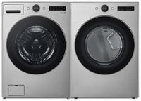 LG 5.2 Cu. Ft. Front-Load Washer and 7.4 Cu. Ft. Gas Dryer with TurboSteam® 