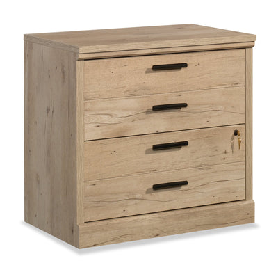 Mason Peak 31.26" Commercial Grade 2-Drawer Lateral Filing Cabinet - Prime Oak|Classeur latéral Mason Peak de 31,26 po de qualité commerciale à 2 tiroirs - chêne clair