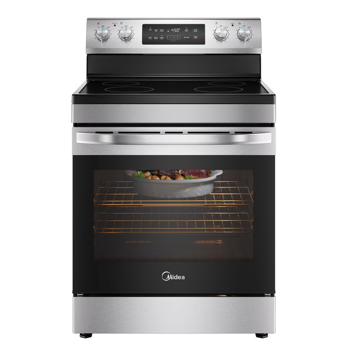 Midea 30\" 6.3 Cu. Ft. Electric Range - MER30B14ASTC 