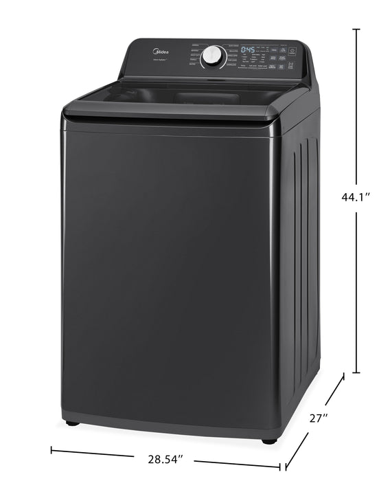 Midea 5.2 Cu. Ft. Top Load Agitator Washer – Black - MLTW52M2BGG
