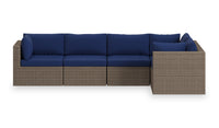 Naples 5-Piece Patio Set - Blue