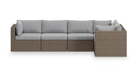 Naples 5-Piece Patio Set - Grey