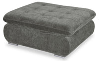 Plaza Ottoman - Grey  