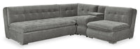 Plaza 4-Piece Modular Sectional - Grey 