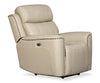 Quincy Genuine Leather Recliner - Beige