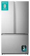 Hisense 36" 26.6 Cu. Ft. French-Door Refrigerator - Titanium - RF27A3FSE