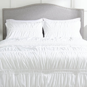 Rhodes 3-Piece Full/Queen Comforter Set - White