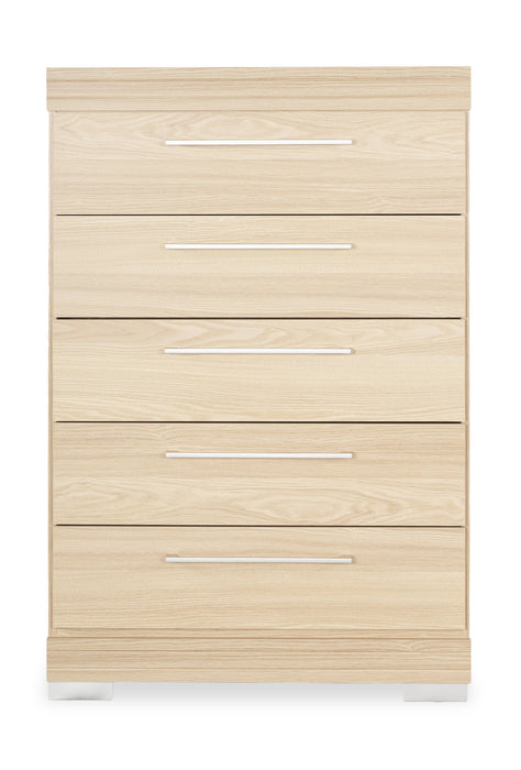 Riley Bedroom Chest of Drawers, 5-Drawer, 31\"W x 46\"H, Made in Canada - Natural