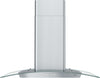 Brisas by Zephyr  30\" Curved Glass Range Hood - Stainless Steel - BML-E30CG