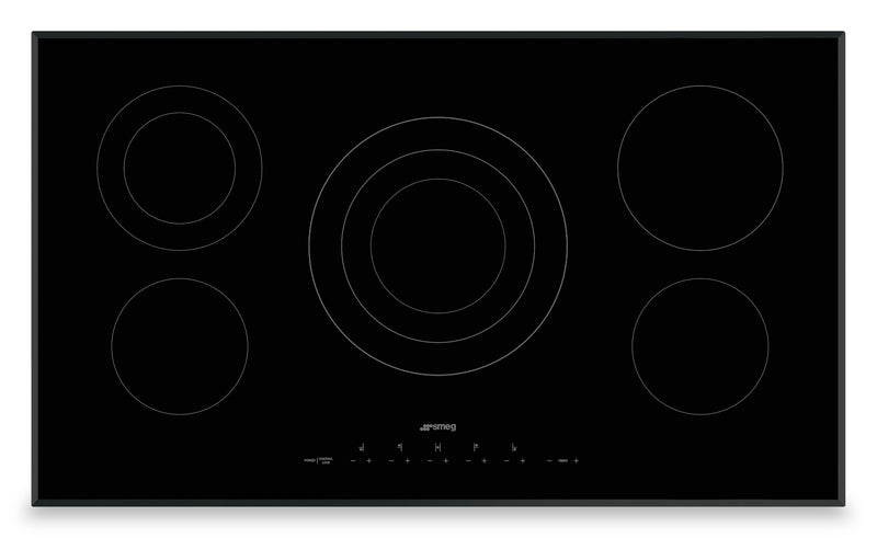 Smeg 36\" Electric Cooktop - SEU365ETB