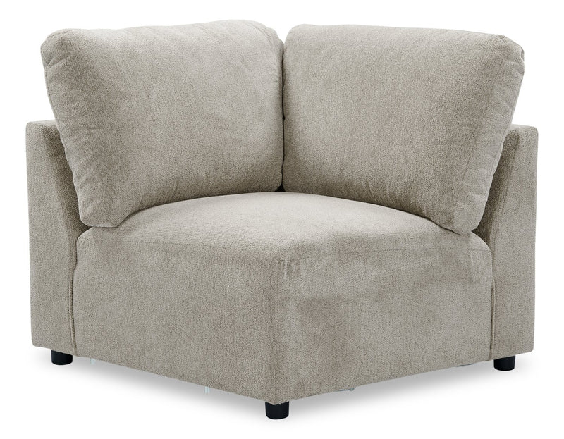 Voyage Modular Fabric Corner Chair with Removable Back Cushions – Beige