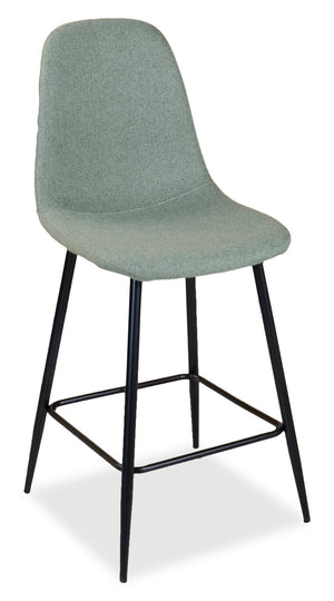 Jax Counter-Height Stool with Polyester Fabric, 26