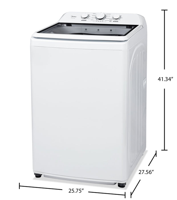 Midea 4.5 Cu. Ft. Top Load Agitator Washer – White - MLTW45A2BWW