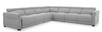 Aspen 5-Piece Power Reclining Sectional - Grey  