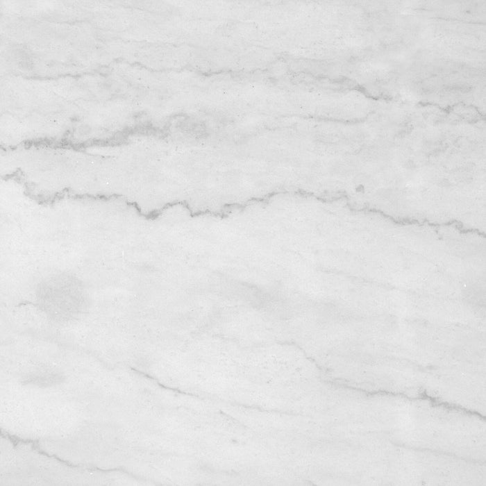 Sampson 46\" Modern Marble Coffee Table - White