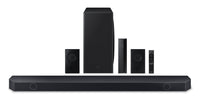 Samsung 9.1.2-Channel Soundbar with Subwoofer and Rear Speaker 