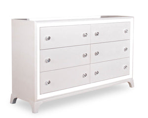 Halo Bedroom 6-Drawer Dresser with LED Light, 58