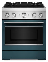KitchenAid 4.1 Cu. Ft. Dual Fuel Range with No Preheat Air Fry Mode – Agave - KFDS930SAG 