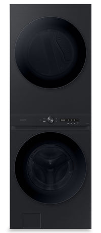 Samsung 5.3 Cu. Ft. Front-Load Steam Laundry Hub - Black Stainless Steel - WH46DBH100EVAC 