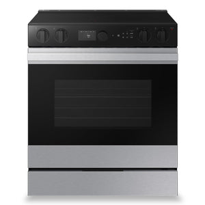 Samsung 6.3 Cu. Ft. Smart Electric Slide In Range with Air Fry and Air Sous Vide - Stainless Steel - NSE6DG8500SRAC