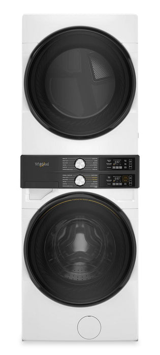 Whirlpool Front-Load Laundry Tower with 5.2 Cu. Ft. Washer and 7.4 Cu. Ft. Gas Dryer - White - WGF5727TW