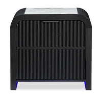 Kaleo Nightstand with Speaker, Built-in Cooler and LED Light 