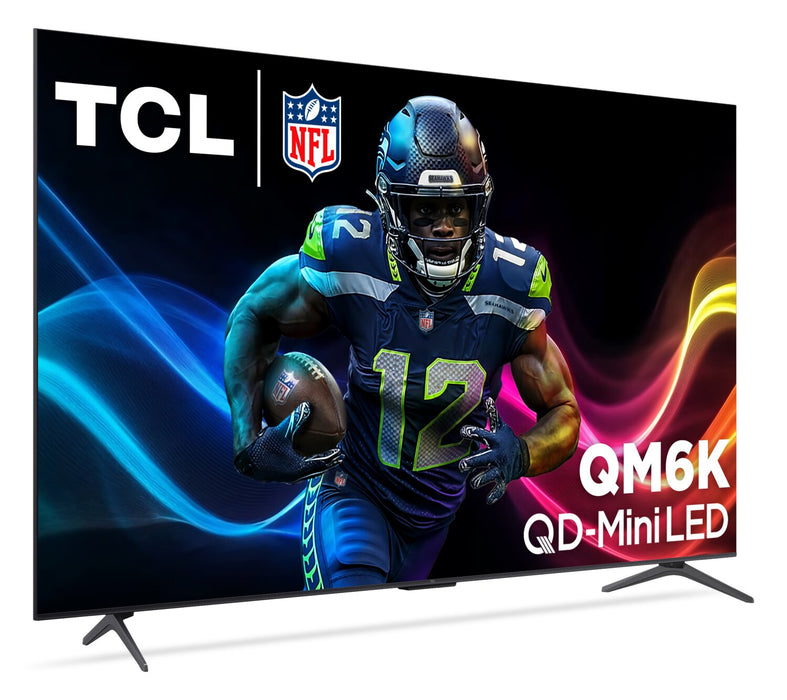 TCL 75\" QM6K QD-Mini LED QLED 4K UHD Smart Google TV (75QM6K)
