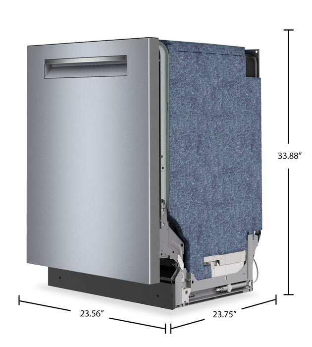 Bosch 500 Series 24” 44 dBA Built-In Dishwasher - Anti-Fingerprint Brushed Steel - SHP65DM5N