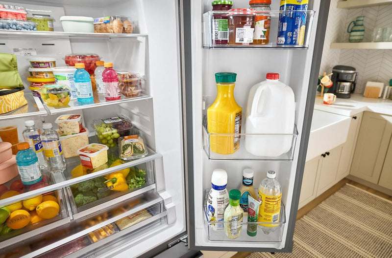 Whirlpool 36\" 30 Cu. Ft. French-Door Refrigerator with Dual Ice Makers - Black Stainless Steel - WRFF3736SV