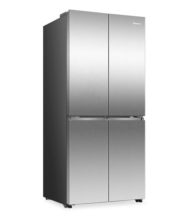 Hisense 31\" 17 Cu. Ft. French Door Refrigerator - Fingerprint Resistant Stainless Steel - RQ17A4CSD