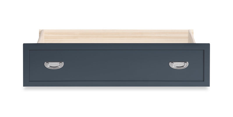 Quinn Trundle Drawers for Bed or Bunk, Set of 2 - Blue