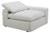 Sky Modular 45.75\" Fabric Right-Facing Power Reclining Chair with Feather Down Cushions - Nathan Wheat