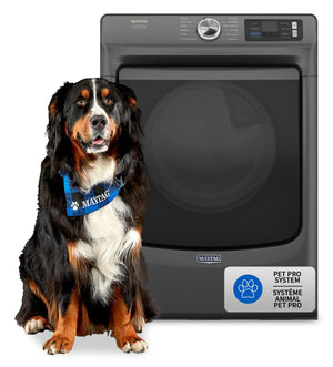 Maytag 7.4 Cu. Ft. Pet Pro Smart Electric Dryer - Volcano Black - YMED7020RU