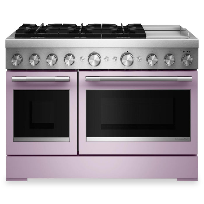 KitchenAid 6.3 Cu. Ft. 6 Burner Dual Fuel Range with Griddle – Wildflower - KFDD948SWF