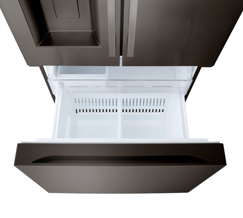 LG 33\" 25 Cu. Ft. 3-Door French Door Refrigerator - PrintProof™ Stainless Steel - LF25H6330D