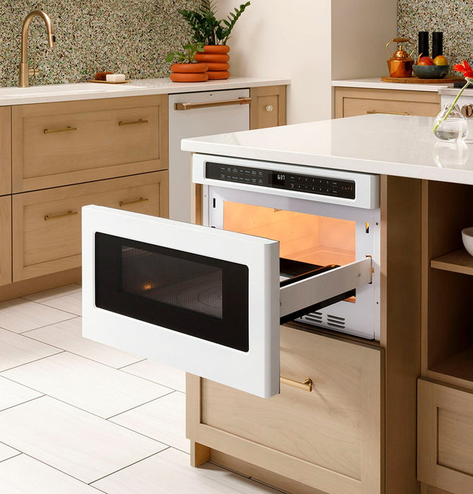 Café 1.2 Cu. Ft. Built-In Microwave Drawer - White - CWLC12P4RW5