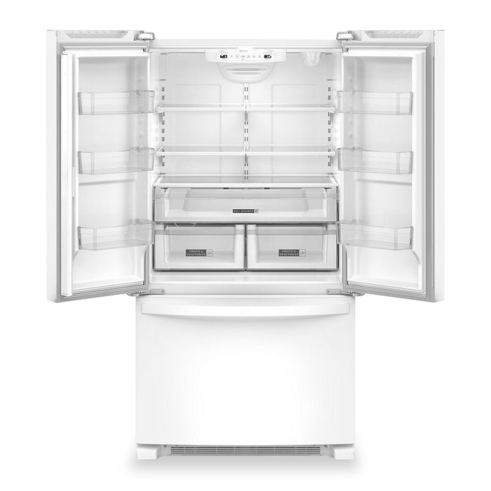 Whirlpool 36\" 25.2 Cu. Ft. French-Door Refrigerator - White - WRFF3036RW