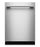 KitchenAid 24” 47 dBA Built-In Top Control Dishwasher - PrintShield™ Stainless Steel - KDTS224SPS