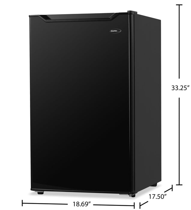 Danby 18.7” 3.2 Cu. Ft. Compact Fridge - Black - DAR032B2BM