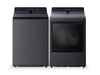 LG 6.1 Cu. Ft. Top-Load Washer with EasyUnload™ and 7.3 Cu. Ft. Electric Dryer with EasyLoad™ - Black