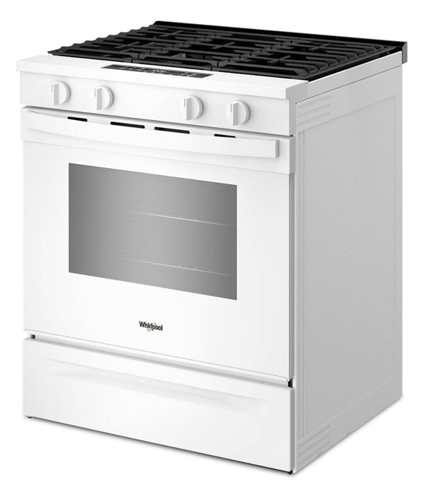 Whirlpool 30\" 5 Cu. Ft. Smart Gas Range - White - WSGS3330TW
