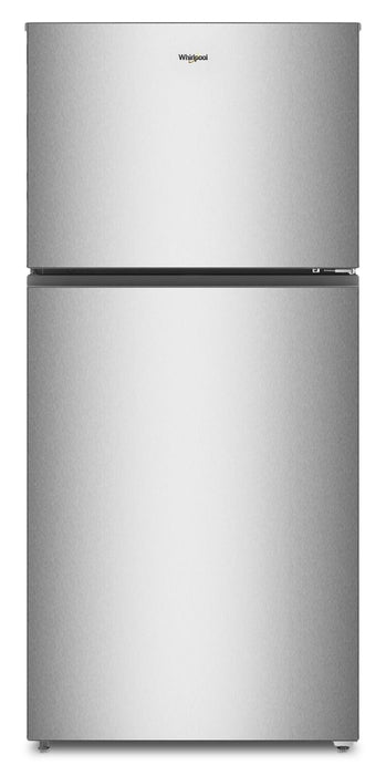 Whirlpool 29.5\" 19 Cu. Ft. Top Freezer Refrigerator – Fingerprint Resistant Stainless Steel - WRTX5419SZ 