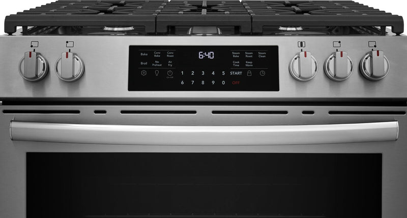 Frigidaire Gallery 5.1 Cu. Ft. Gas Range with Air Fry – Stainless Steel - GCFG3059BF\t