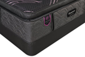 Beautyrest Black Signature Magenta Euro Pillowtop Queen Mattress Set